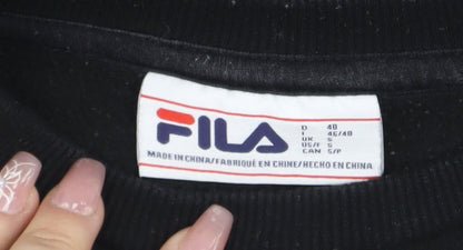 Mens UK Size S FILA Black Pullover Sweatshirt
