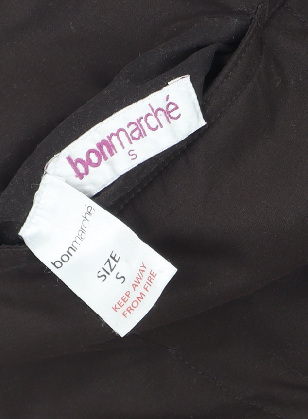 Mens UK Size S Bonmarché Brown Quilted Coat