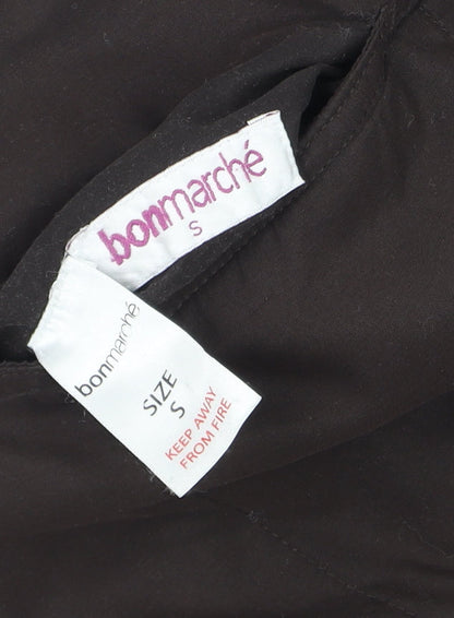 Mens UK Size S Bonmarché Brown Quilted Coat
