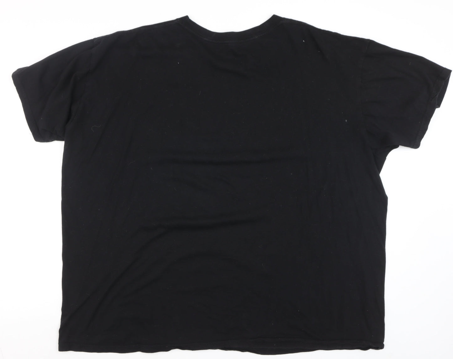 Mens UK Size 2XL Friends Black  T-Shirt