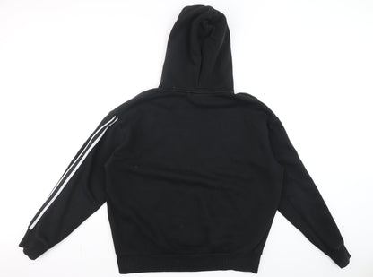 Mens UK Size XL Bershka Black Pullover Hoodie