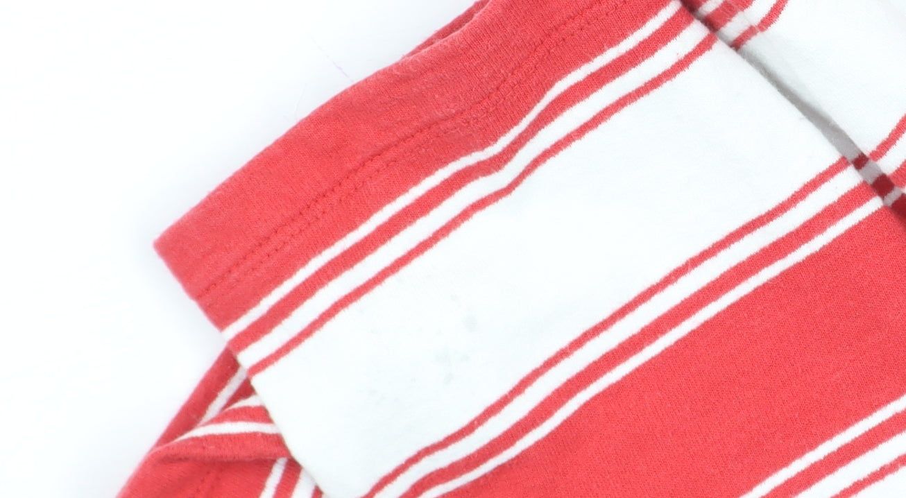 Womens UK Size 12 Crew Clothing Company Red Basic T-Shirt