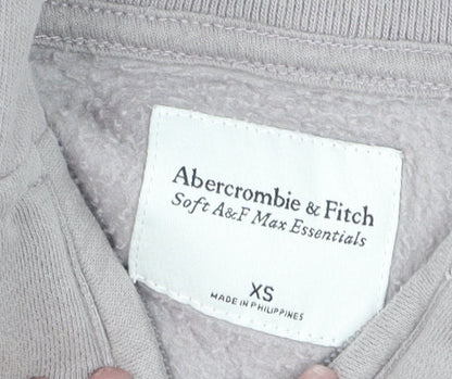 Womens UK Size XS Abercrombie & Fitch Grey Pullover Sweatshirt