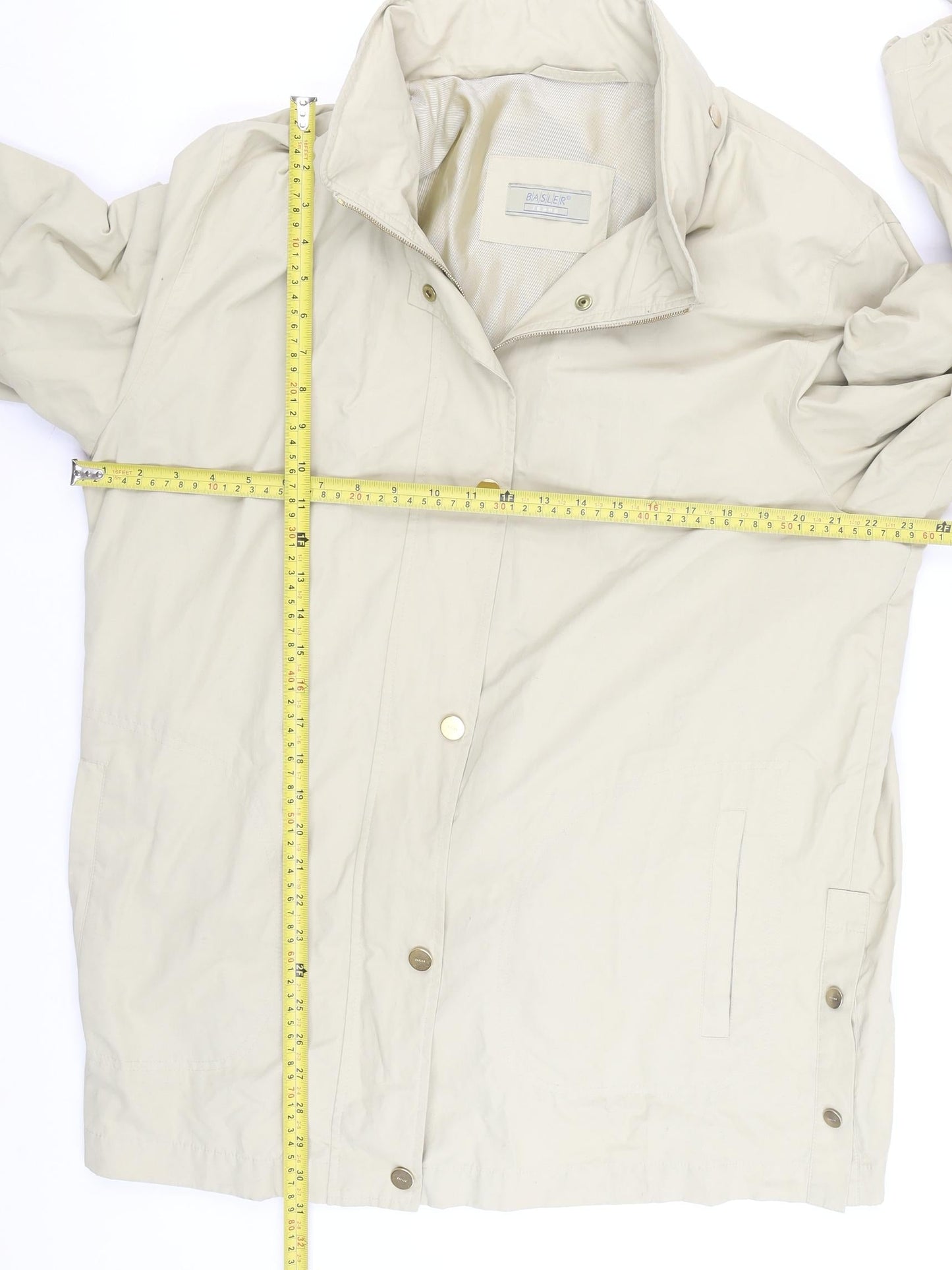 Mens UK Size M Basler Beige Rain Coat