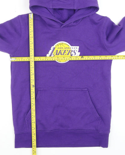 Teens UK Size M Nike Purple Pullover Hoodie