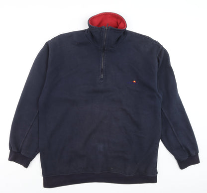 Mens UK Size XL ellesse Blue Pullover Sweatshirt