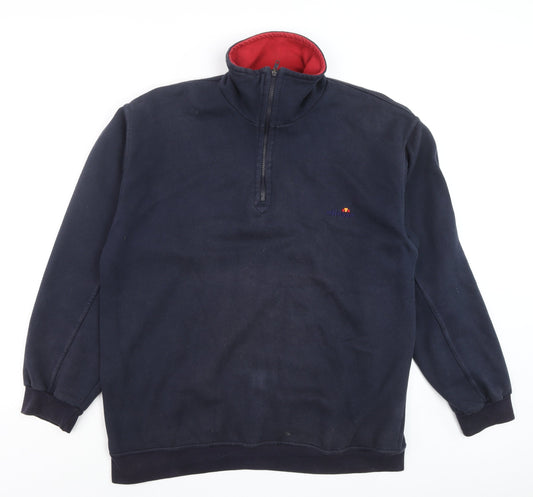 Mens UK Size XL ellesse Blue Pullover Sweatshirt