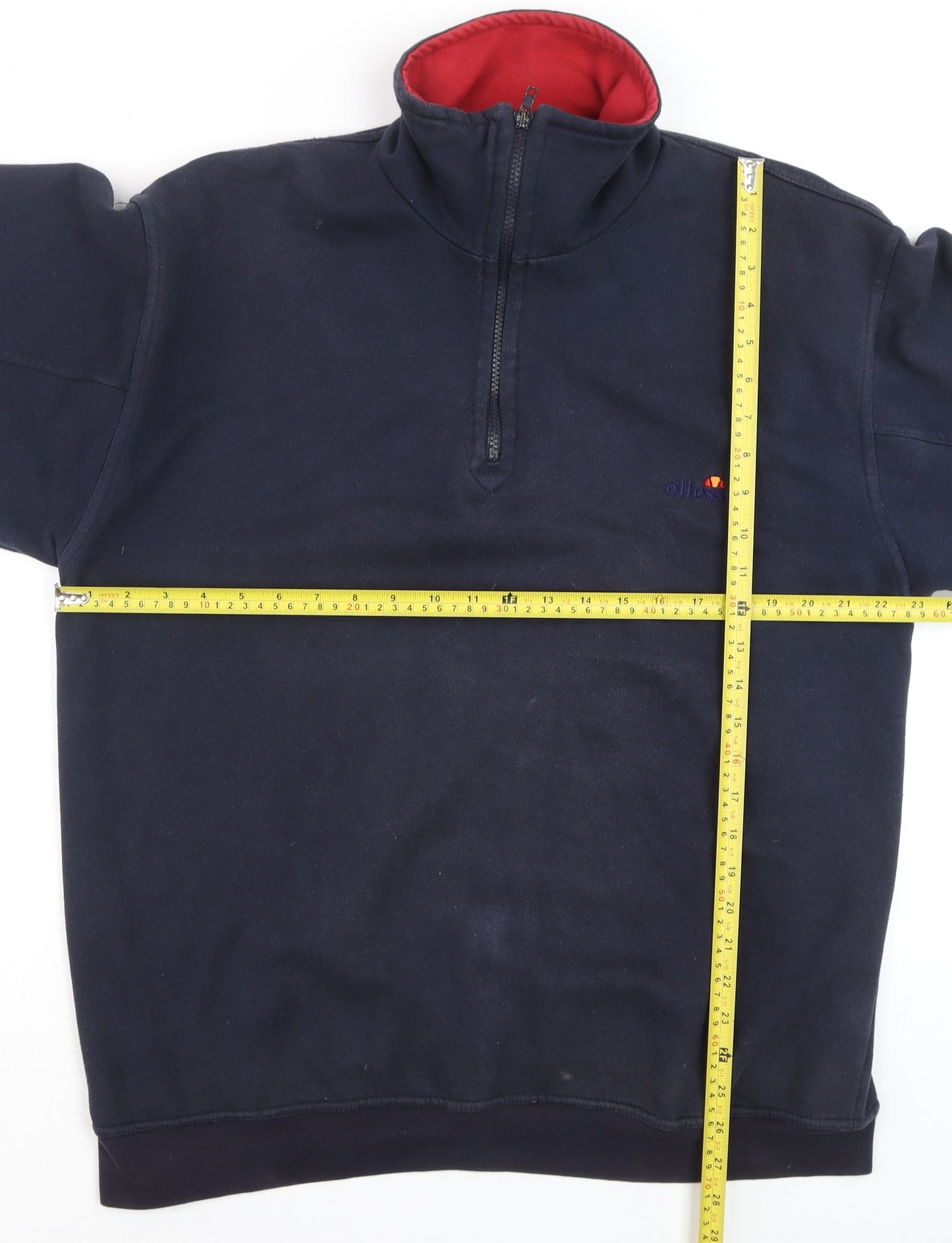 Mens UK Size XL ellesse Blue Pullover Sweatshirt