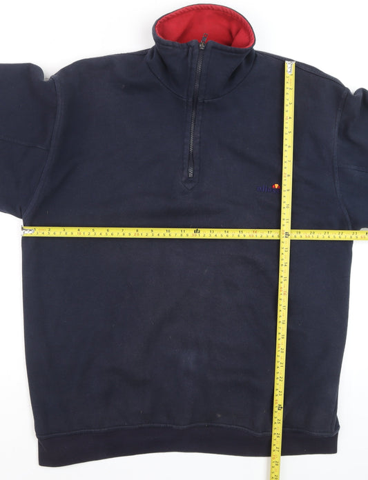 Mens UK Size XL ellesse Blue Pullover Sweatshirt