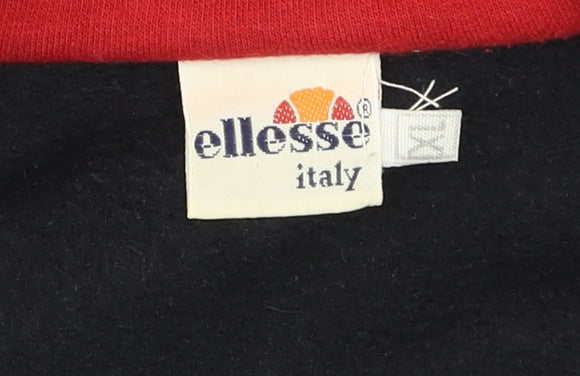 Mens UK Size XL ellesse Blue Pullover Sweatshirt