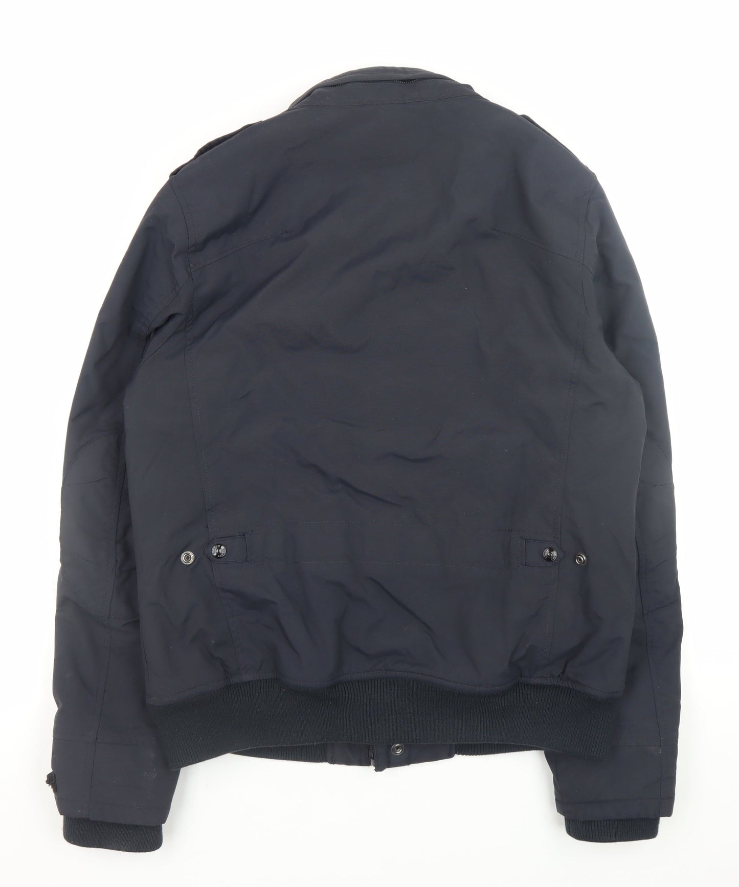 Mens UK Size M SCHOTT Blue Bomber Jacket