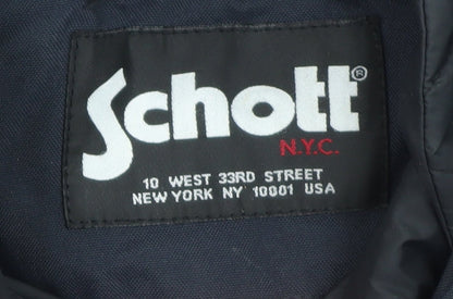 Mens UK Size M SCHOTT Blue Bomber Jacket