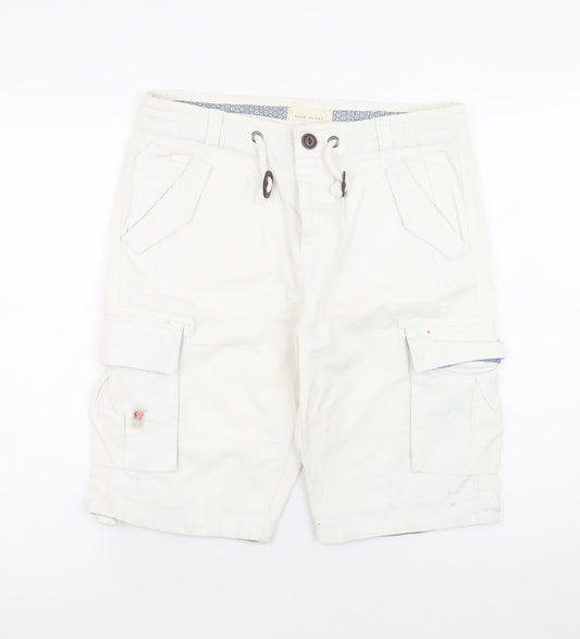 Mens UK Size 30 River Island Regular Fit Cargo Shorts