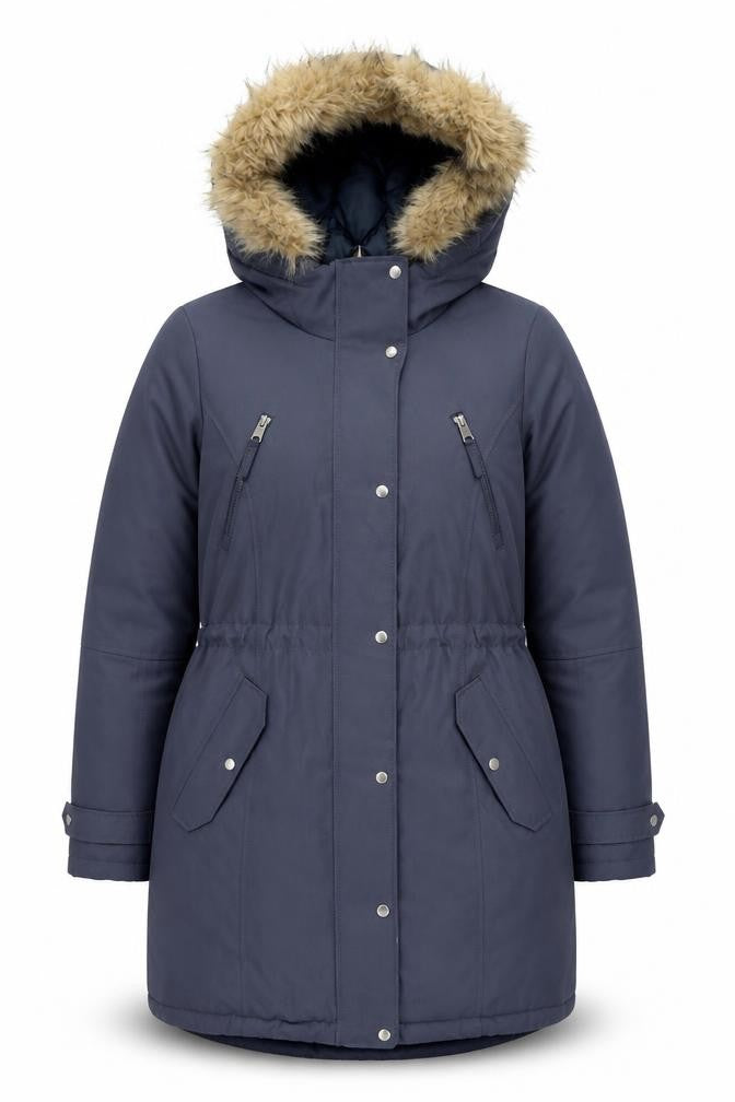 Womens UK Size S VERO MODA Blue Parka Coat
