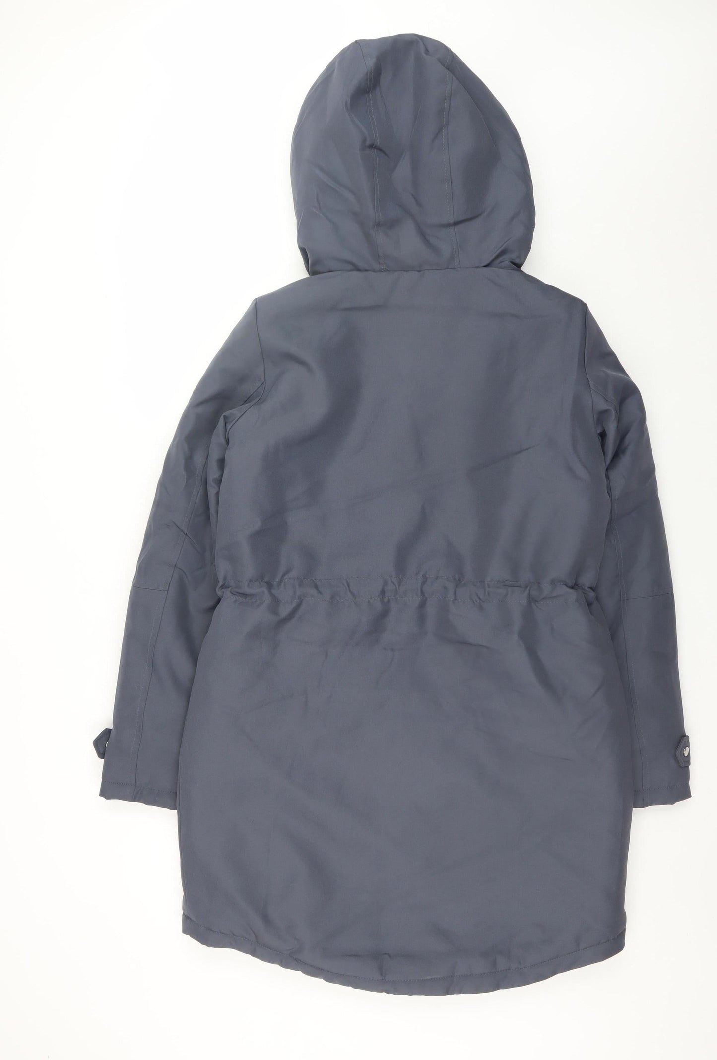 Womens UK Size S VERO MODA Blue Parka Coat