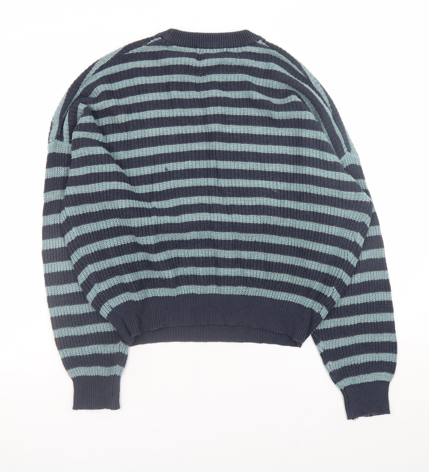 Womens UK Size 12 Pull&Bear Blue Pullover Jumper