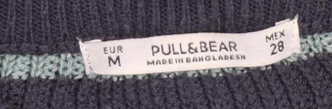 Womens UK Size 12 Pull&Bear Blue Pullover Jumper
