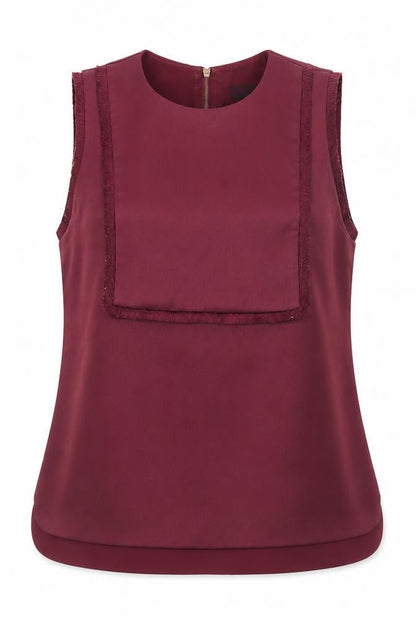 Womens UK Size 12 Ted Baker Red Basic Blouse