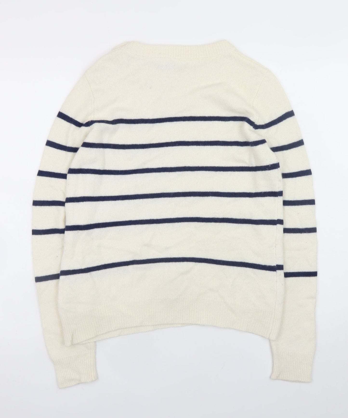 Womens UK Size M Henri Lloyd Ivory Pullover Jumper