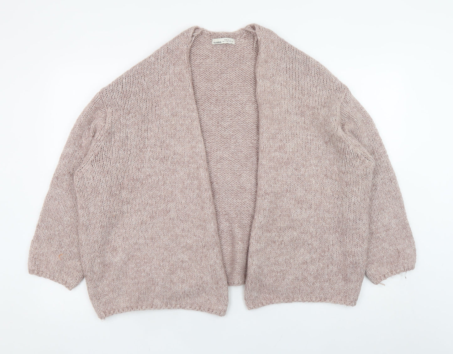 Womens UK Size S Pull&Bear Beige Cardigan Jumper