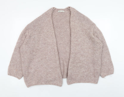 Womens UK Size S Pull&Bear Beige Cardigan Jumper