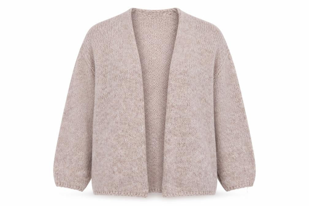 Womens UK Size S Pull&Bear Beige Cardigan Jumper