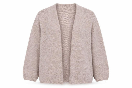 Womens UK Size S Pull&Bear Beige Cardigan Jumper