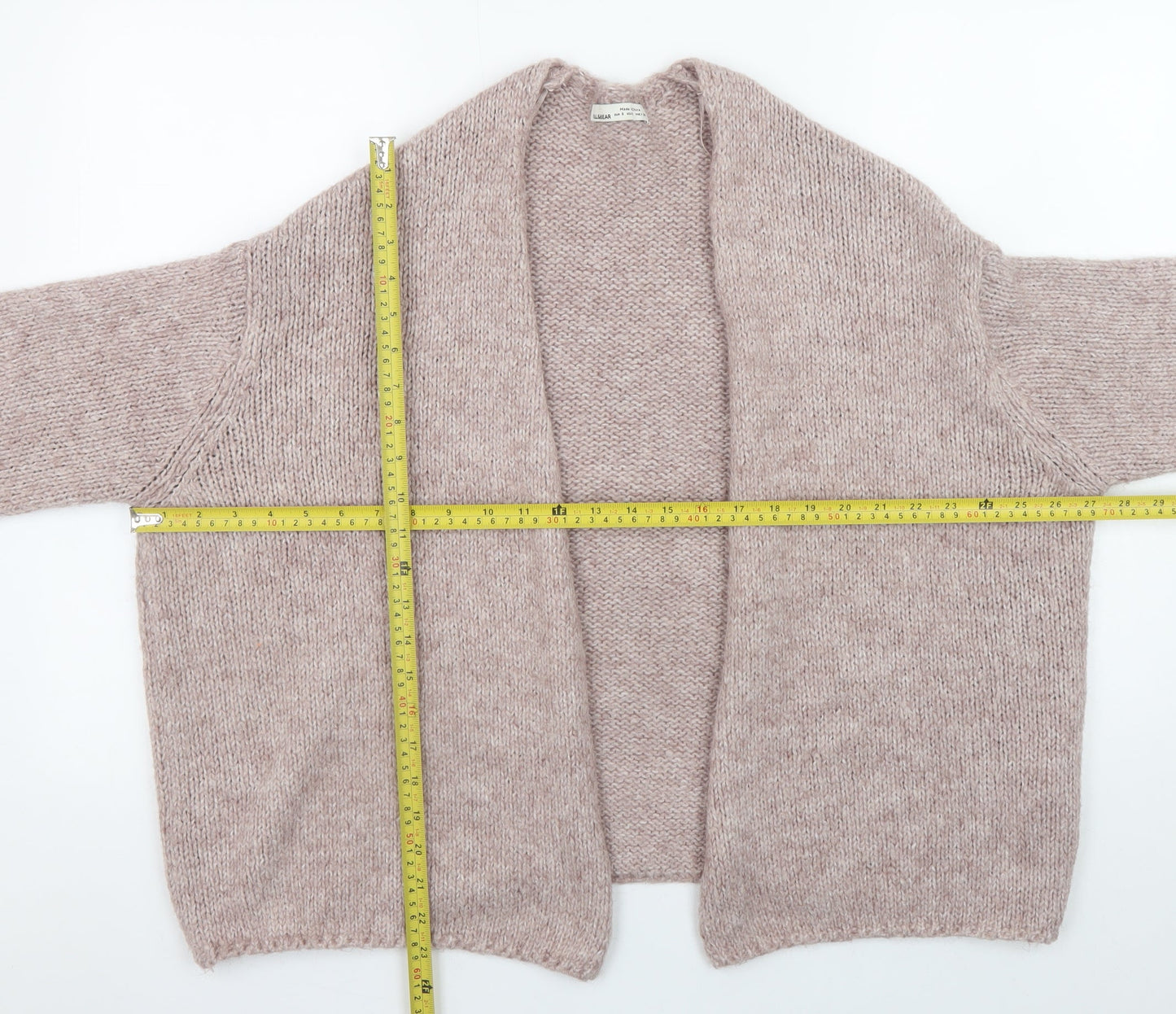 Womens UK Size S Pull&Bear Beige Cardigan Jumper