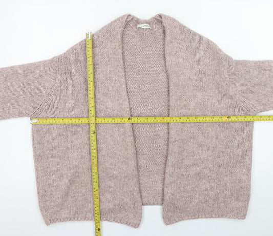 Womens UK Size S Pull&Bear Beige Cardigan Jumper