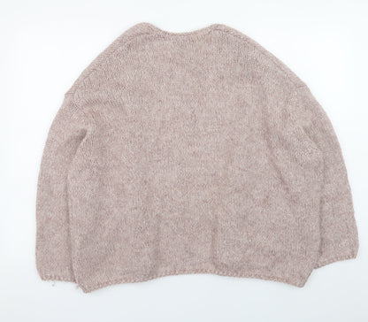 Womens UK Size S Pull&Bear Beige Cardigan Jumper