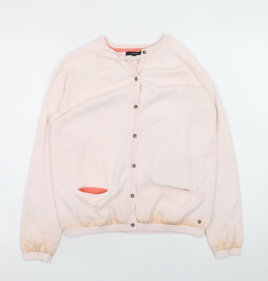 Girls UK Size 13-14 Years Marks and Spencer Pink Cardigan Jumper