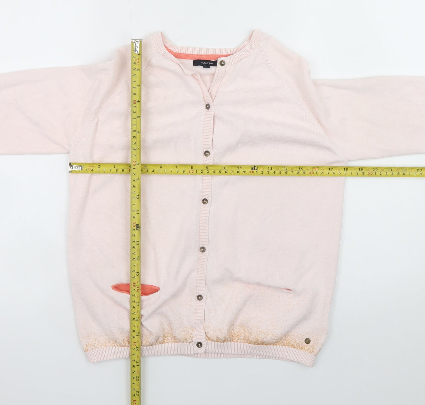Girls UK Size 13-14 Years Marks and Spencer Pink Cardigan Jumper