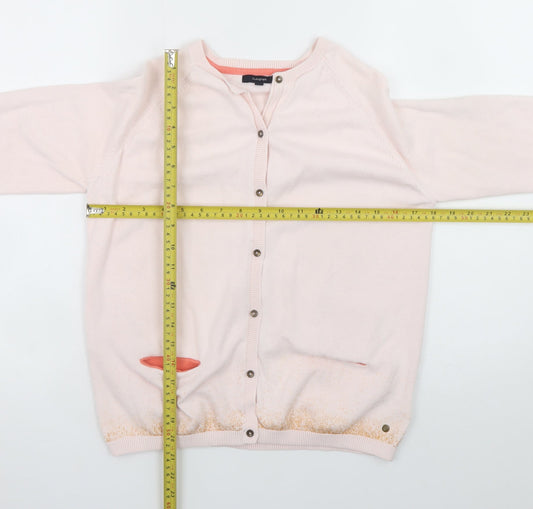 Girls UK Size 13-14 Years Marks and Spencer Pink Cardigan Jumper