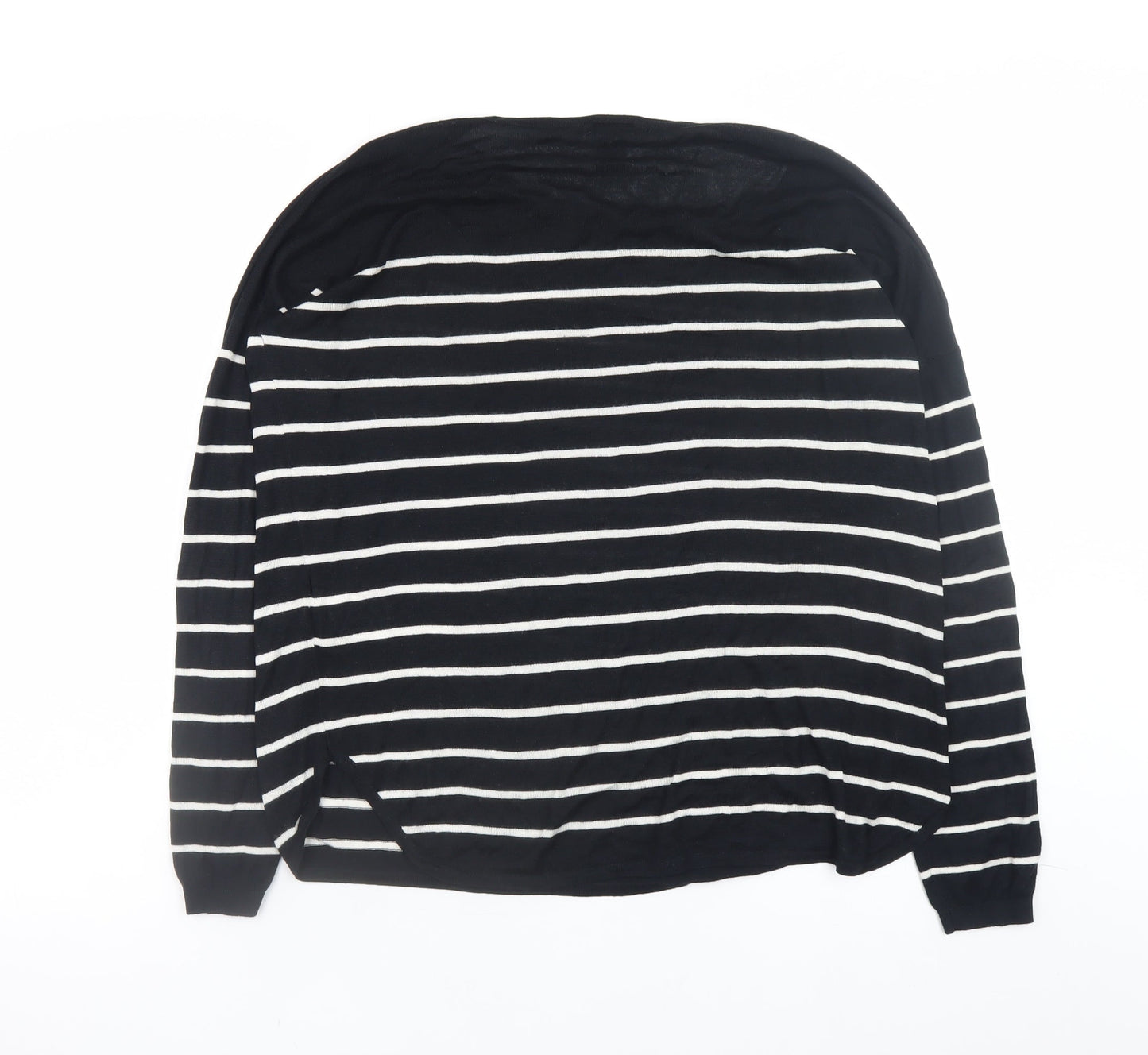 Womens UK Size 8 H&M Black Pullover Jumper