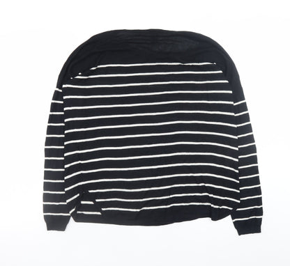 Womens UK Size 8 H&M Black Pullover Jumper