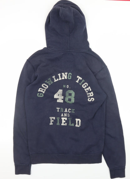 Mens UK Size S 21MEN Blue Pullover Hoodie