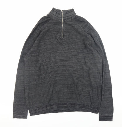 Mens UK Size 2XL Primark Grey Full Zip Jumper