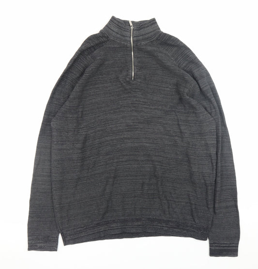 Mens UK Size 2XL Primark Grey Full Zip Jumper