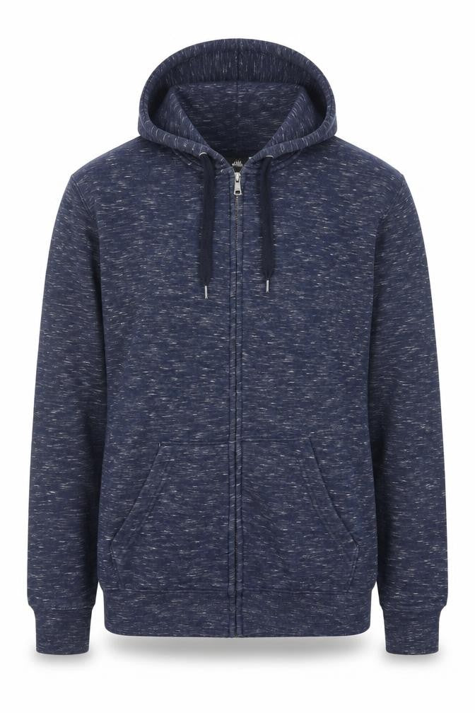 Mens UK Size M H&M Blue Full Zip Hoodie