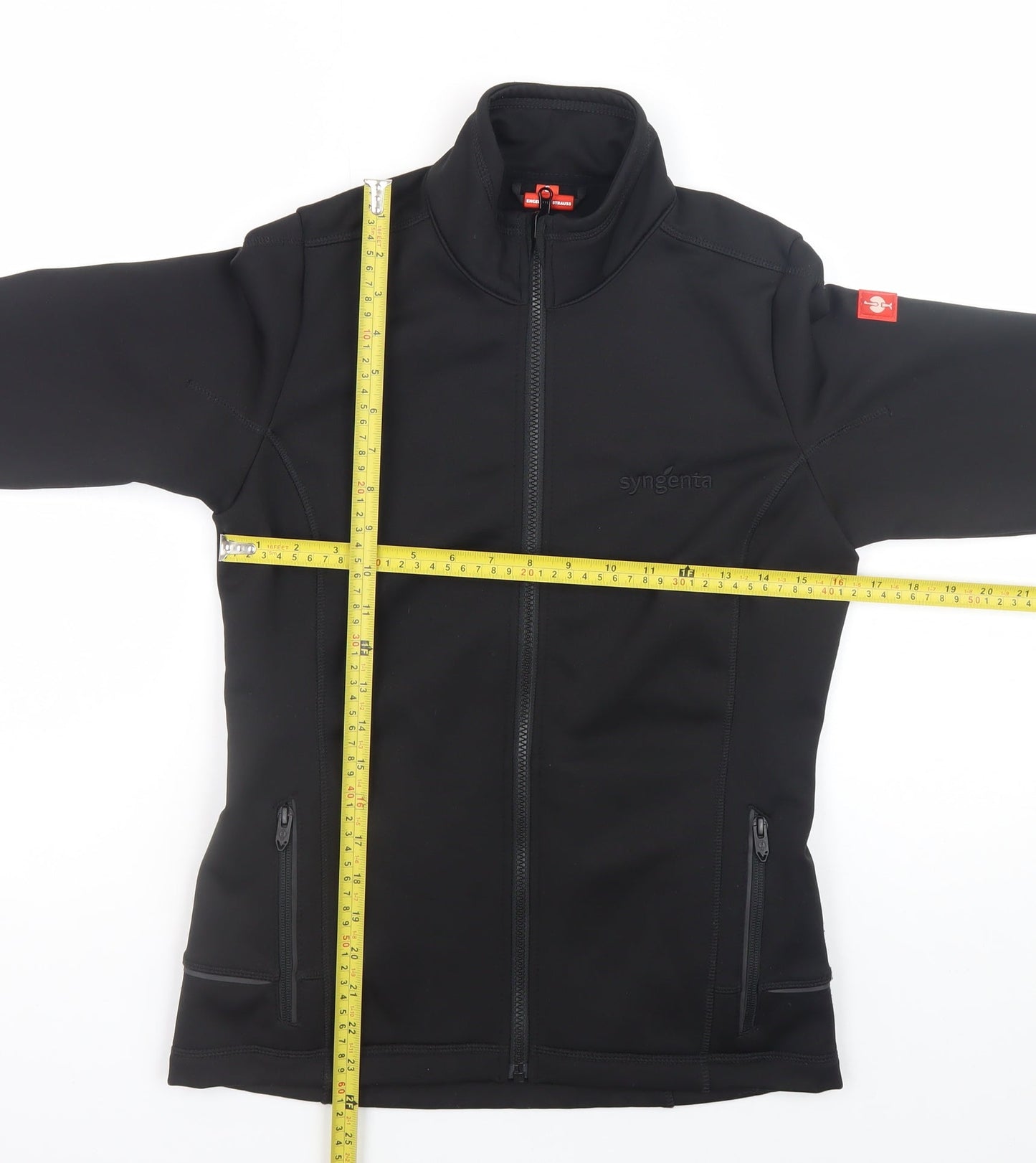 Mens UK Size S engelbert strauss Black Soft Shell