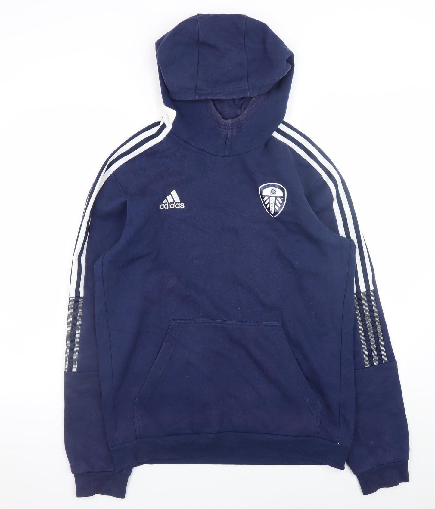 Mens UK Size M adidas Blue Pullover Hoodie