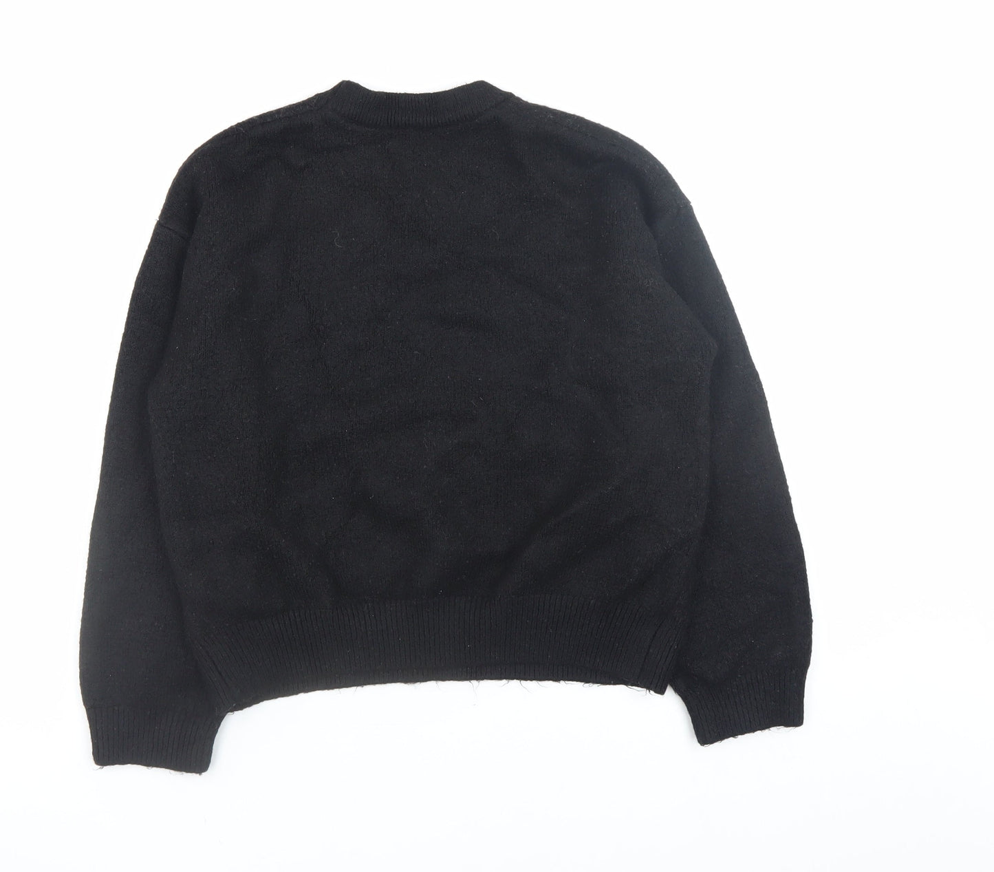 Womens UK Size M New Look Black Pullover Jumper