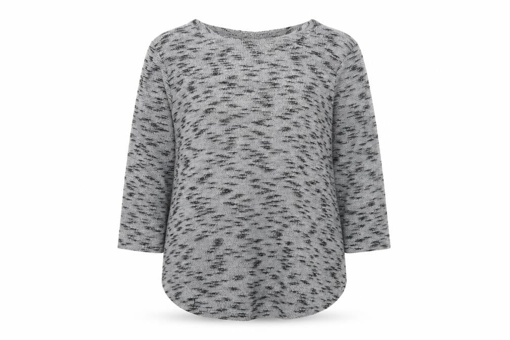 Womens UK Size M Apricot Grey Pullover Jumper