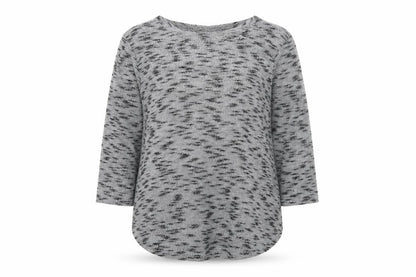 Womens UK Size M Apricot Grey Pullover Jumper