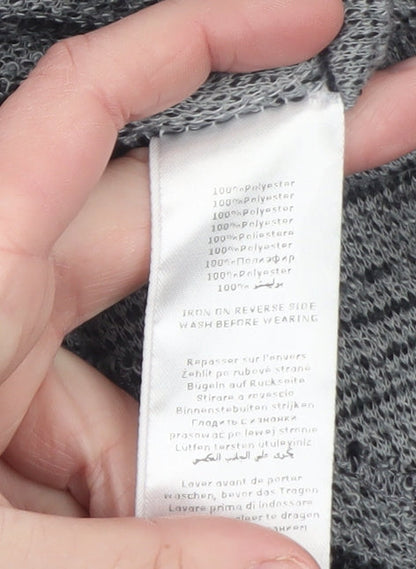 Womens UK Size M Apricot Grey Pullover Jumper