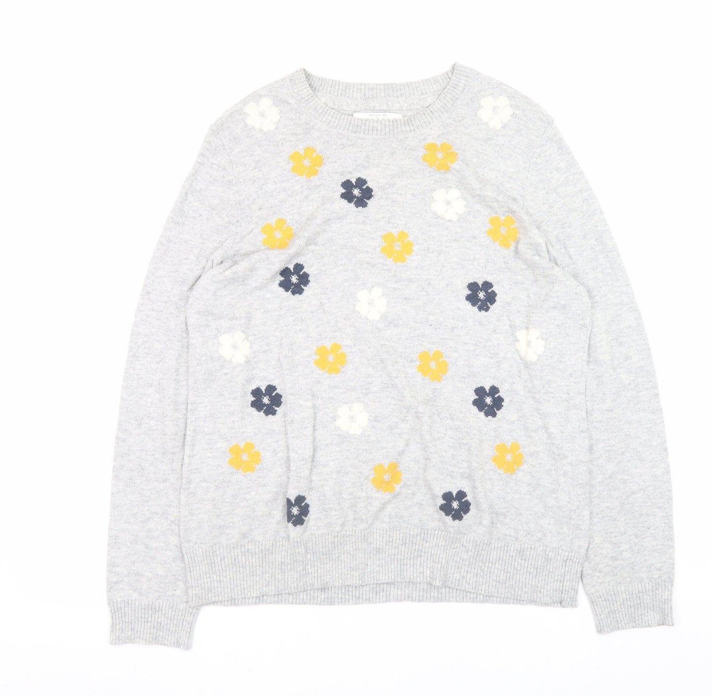 Womens UK Size 14 John Lewis Grey Pullover Jumper