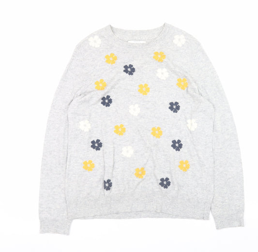 Womens UK Size 14 John Lewis Grey Pullover Jumper