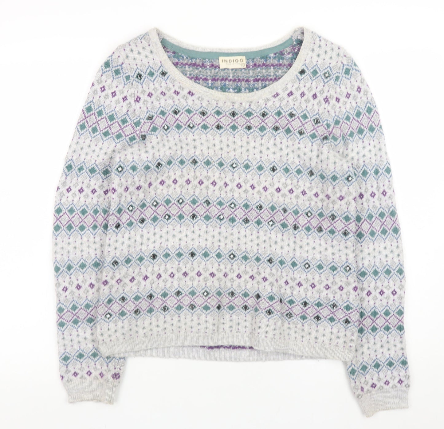 Womens UK Size 12 Marks and Spencer Multicoloured Pullover Jumper