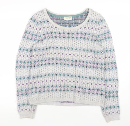 Womens UK Size 12 Marks and Spencer Multicoloured Pullover Jumper
