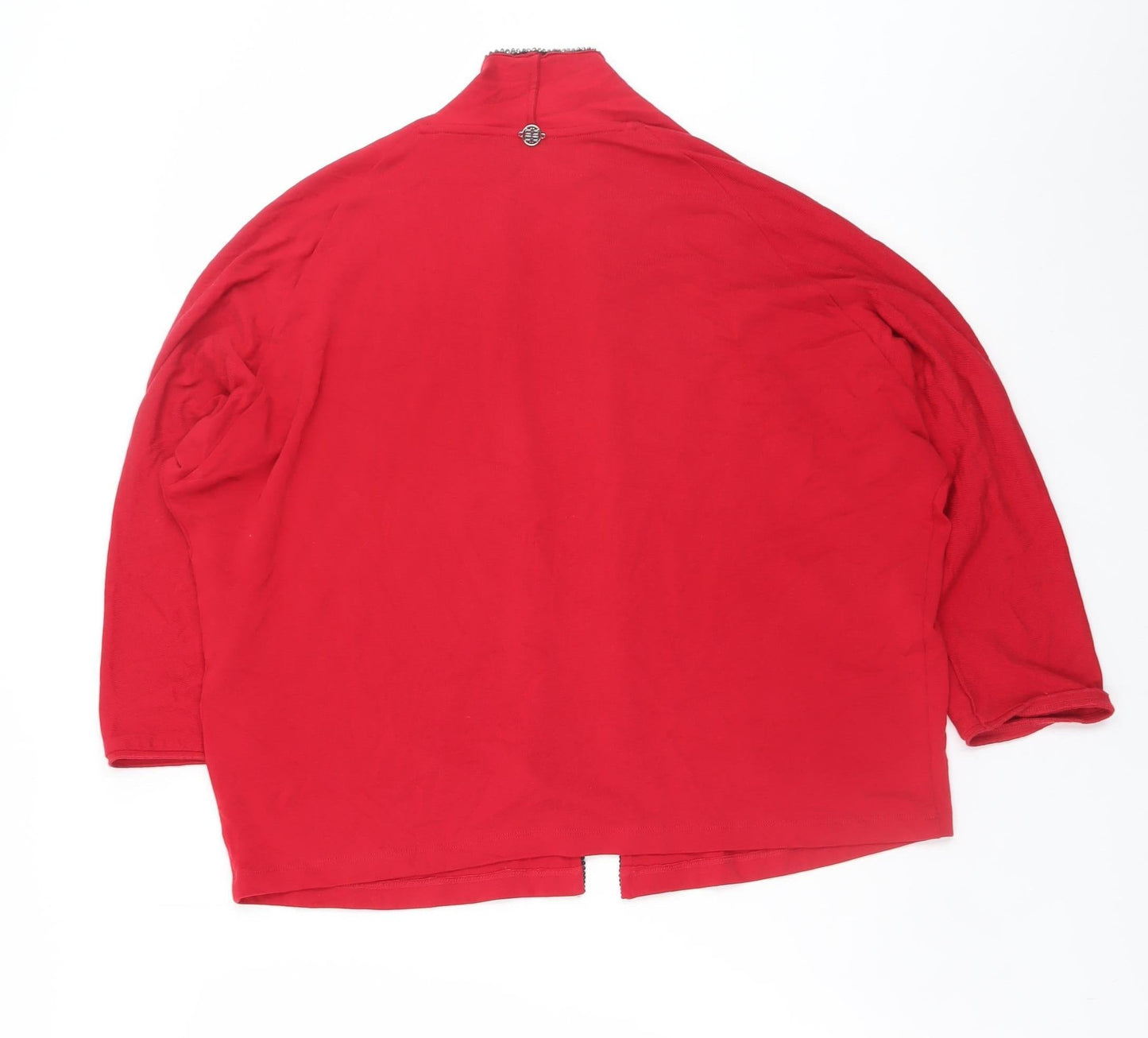 Womens UK Size 16 Riani Red Cardigan Jumper
